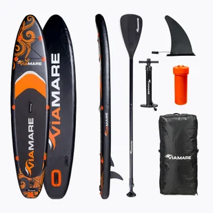 Deska SUP Viamare 330 S octopus orange/black - Deski SUP i akcesoria - miniaturka - grafika 1