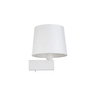 Nowodvorski LAMPA ścienna CHILLIN klasyczna OPRAWA abażurowy kinkiet biały 8201 - Lampy ścienne - miniaturka - grafika 1