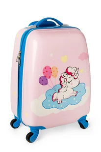 Walizka dziecięca różowa jednorożec Joy dla dziewczynki - Walizki Walizka dziecięca różowa jednorożec Joy dla dziewczynki - Walizki - miniaturka - grafika 1