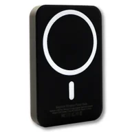 Powerbanki - ECOBOX POWER BANK 5000MAH  CZARNY MAGSAFE  BEZPRZEWODOWY - miniaturka - grafika 1