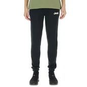 Kombinezony - JEEP O102923-B000 J spodnie kombinezon damski mały nadruk J23W kobiety czarny M - miniaturka - grafika 1