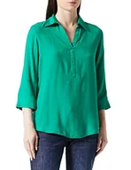 Koszulki i topy damskie - Gerry Weber Damska koszulka basic pół rękawów koszulka z rękawem 1/2 koszulka z rękawami jednokolorowa, Vibrant Green, 36 - miniaturka - grafika 1