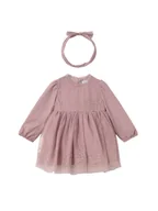 Sukienki i spódniczki dla dziewczynek - Mayoral Sukienka elegancka 2902 Różowy Regular Fit - miniaturka - grafika 1