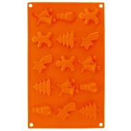 Formy do ciast - Forma silikonowa do pieczenia ciastek na praliny świąteczna Boże Narodzenie kod: O-151754 - miniaturka - grafika 1