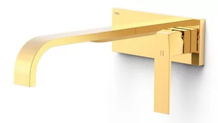 Bateria umywalkowa TRES Slim Exclusive 24-K Złoto 20230014OR - Baterie podtynkowe - miniaturka - grafika 1