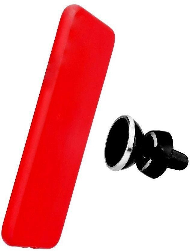 Mocco Soft Magnet Silicone Case With Built In Magnet For Holders for Samsung A705 Galaxy A70 Red