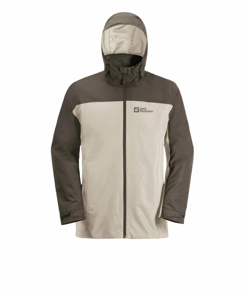 Męska kurtka 3w1 Jack Wolfskin TAUBENBERG 3IN1 JKT M seal