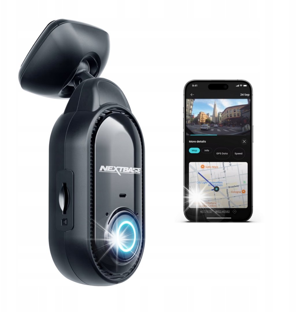 Nextbase Kamera samochodowa wideorejestrator Piqo 2560 x 1080p 1K GPS Wi-Fi