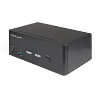 Przełączniki KVM - StarTech SV231DHU34K6 przełącznik KVM Czarny - miniaturka - grafika 1
