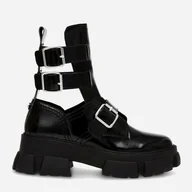 Botki damskie - Botki damskie Steve Madden Tiedup Bootie SM11002723-001 37 23 cm Czarne (8720857174649). Botki damskie - miniaturka - grafika 1