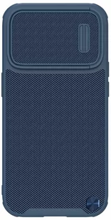 Nillkin Textured S Magnetic Case etui iPhone 14 Pro pokrowiec MagSafe z osłoną na aparat niebieski - Etui i futerały do telefonów - miniaturka - grafika 1