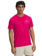 Koszulki sportowe męskie - Under Armour Koszulka sportowa w kolorze różowym - miniaturka - grafika 1