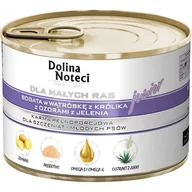 Mokra karma dla psów - Dolina Noteci PREMIUM dla psów małych ras JUNIOR bogata w wątróbkę z królika z ozorami z jelenia 185 g - miniaturka - grafika 1