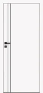 Drzwi wewnętrzne - Dre Drzwi Wewnętrzne Pełne Nova - Cell 70 Okleina Biała Mat - miniaturka - grafika 1