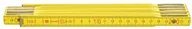 Poziomice, łaty, miary - Miara składana calówka 2 m żółta 10 elementów Goecke - miniaturka - grafika 1