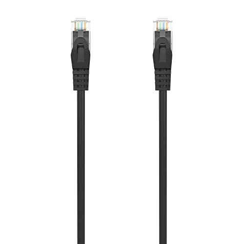 AISENS Kabel sieciowy UTP AWG24-1.0M CAT.6A 500 MHZ UTP AWG24-1.0M - Kolor Czarny