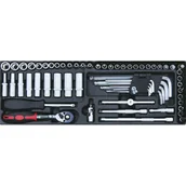 Zestawy narzędziowe - B2B Partner Zestaw Gola 1/4", 61 szt GJ-5001 - miniaturka - grafika 1