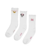 Skarpetki dla dzieci - Mickey&Friends Skarpety ACCCS-AW24-116DSTC (3-PACK) Biały - miniaturka - grafika 1