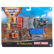 Samochody i pojazdy dla dzieci - Spin Master Monster Jam 1:70: Wyczynowy zestaw - miniaturka - grafika 1