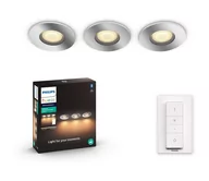 Systemy inteligentnych domów - Philips Hee White Ambiance Adore 3x5W Oprawy podtynkowe  2200–6500K chrom - miniaturka - grafika 1
