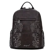 Torebki damskie - Plecak Desigual Poker Face Chest 25WAKP22 Brązowy - miniaturka - grafika 1