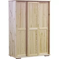 Szafy - Szafa z Drzwiami Przesuwnymi 120 Modern Meble Doktór Sosna Naturalna Lakierowana - miniaturka - grafika 1