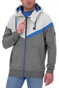 Alife and Kickin JulianAK A męska bluza dresowa, bluza na czas wolny, bluza z zamkiem błyskawicznym, S-XXXL, Steal Melange, XXL, Steal Melange, XXL - Bluzy męskie - miniaturka - grafika 1
