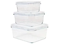 Pojemniki kuchenne - ERNESTO® Zestaw 3 pojemników do przechowywania żywności (Prostokątny) - miniaturka - grafika 1