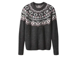 esmara® Sweter damski z domieszką wełny (Ciemnoszary, L(44/46)) - Swetry damskie - miniaturka - grafika 1