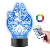 Lampy pozostałe - Lampka na Biurko Statuetka Gwiezdne Wojny Falcon - miniaturka - grafika 1