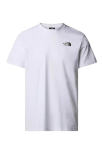 The North Face Męskie Vertical Ss Koszulka White M - Koszulki męskie - miniaturka - grafika 1