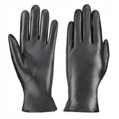 Rękawiczki - Betlewski, Skórzane rękawiczki damskie ocieplane zimowe, rozmiar XL - miniaturka - grafika 1