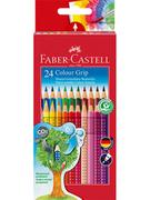 Przybory szkolne - Faber-Castell Kredki (24 szt.) "Colour Grip" - miniaturka - grafika 1
