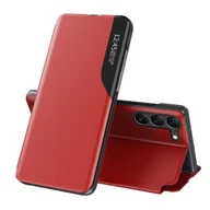 Etui i futerały do telefonów - Eco Leather View Case etui do Samsung Galaxy S23+ z klapką podstawka czerwone - miniaturka - grafika 1