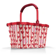 Torby i wózki na zakupy - Koszyk CARRYBAG, hearts & stripes, Reisenthel - miniaturka - grafika 1
