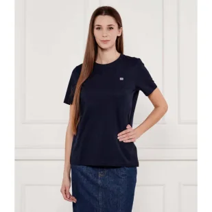 Tommy Hilfiger T-shirt Regular Fit - Koszulki i topy damskie - miniaturka - grafika 1