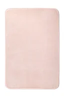 Dywaniki łazienkowe - Dywanik łazienkowy Miami Viscose 60x90 cm różowy - miniaturka - grafika 1