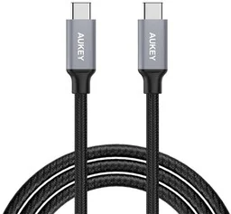 AUKEY Kabel Quick Charge CD6 nylonowy ultraszybki USB C USB C 2m (CB-CD6) - Kable komputerowe i do monitorów - miniaturka - grafika 6