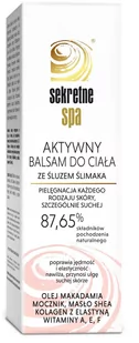 Sekretne Spa  Aktywny balsam do ciała ze śluzem ślimaka 200ml Sekretne Spa - Balsamy i kremy do ciała - miniaturka - grafika 1