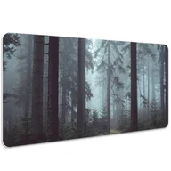 Podkładki na biurko - Ochronna podkładka na biurko Mglisty Las 100x50 cm, Dywanomat - miniaturka - grafika 1