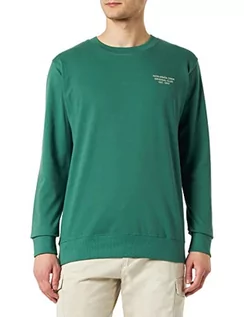Bluzy męskie - Męska bluza wewnętrzna, Zielony, XS-XXL - grafika 1