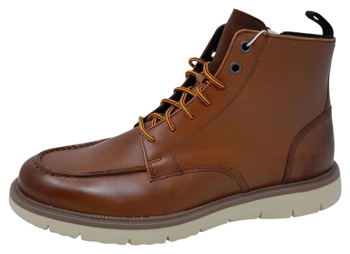 Geox Męskie buty U POVE Ankle Boot, Light Brown, 42 EU, jasnobrązowy, 42 EU
