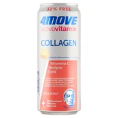 Napoje energetyczne i izotoniczne - 4MoveActive Vitamin Collagen Gazowany napój smak brzoskwiniowo-cytrusowy 330 ml - miniaturka - grafika 1