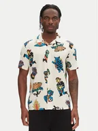 Koszule męskie - Volcom Koszula Bob Mollema A0412513 Écru Boxy Fit - miniaturka - grafika 1
