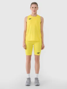 4F Top treningowy szybkoschnący damski - żółty XS - Koszulki sportowe damskie 4F Top treningowy szybkoschnący damski - żółty XS - Koszulki sportowe damskie - miniaturka - grafika 1