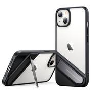 Etui i futerały do telefonów - Ugreen Fusion Kickstand Case sztywne etui z żelową ramką i podstawką do iPhone 13 czarny (90152) - miniaturka - grafika 1