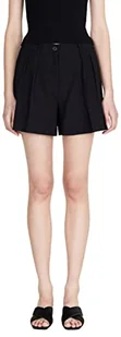 Sisley Bermudy damskie 4TURL900V szorty, czarne 100, 38, czarny 100, 38 - Spodenki damskie - miniaturka - grafika 1