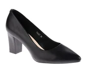 Półbuty damskie - Półbuty damskie Sergio Leone PB403 czarny - miniaturka - grafika 1