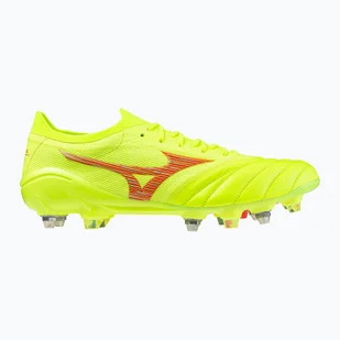 Buty piłkarskie męskie Mizuno Morelia Neo IV Β Japan Mix safety yellow/flery coral 2/safety yellow - Piłka nożna - miniaturka - grafika 1