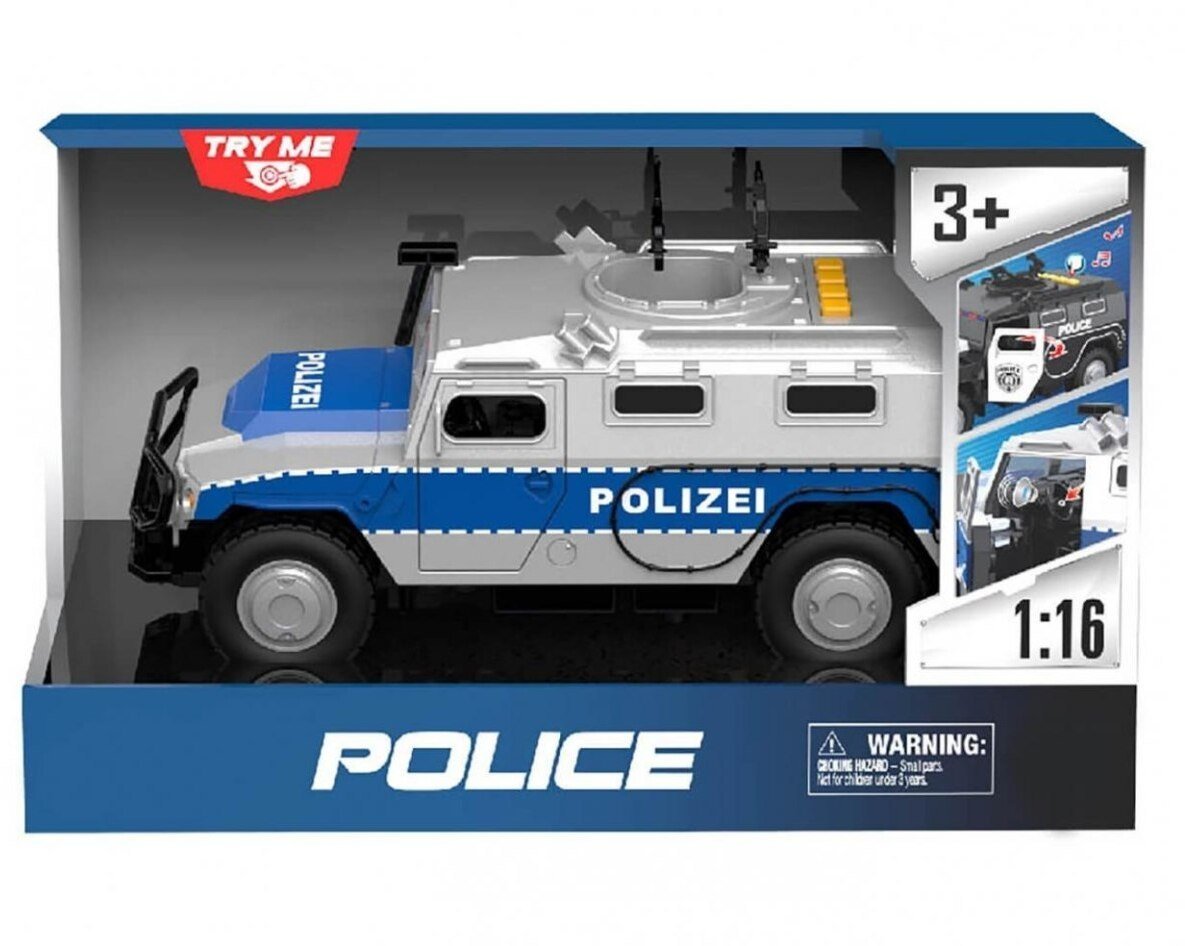 Policja ze światłem i dźwiękiem